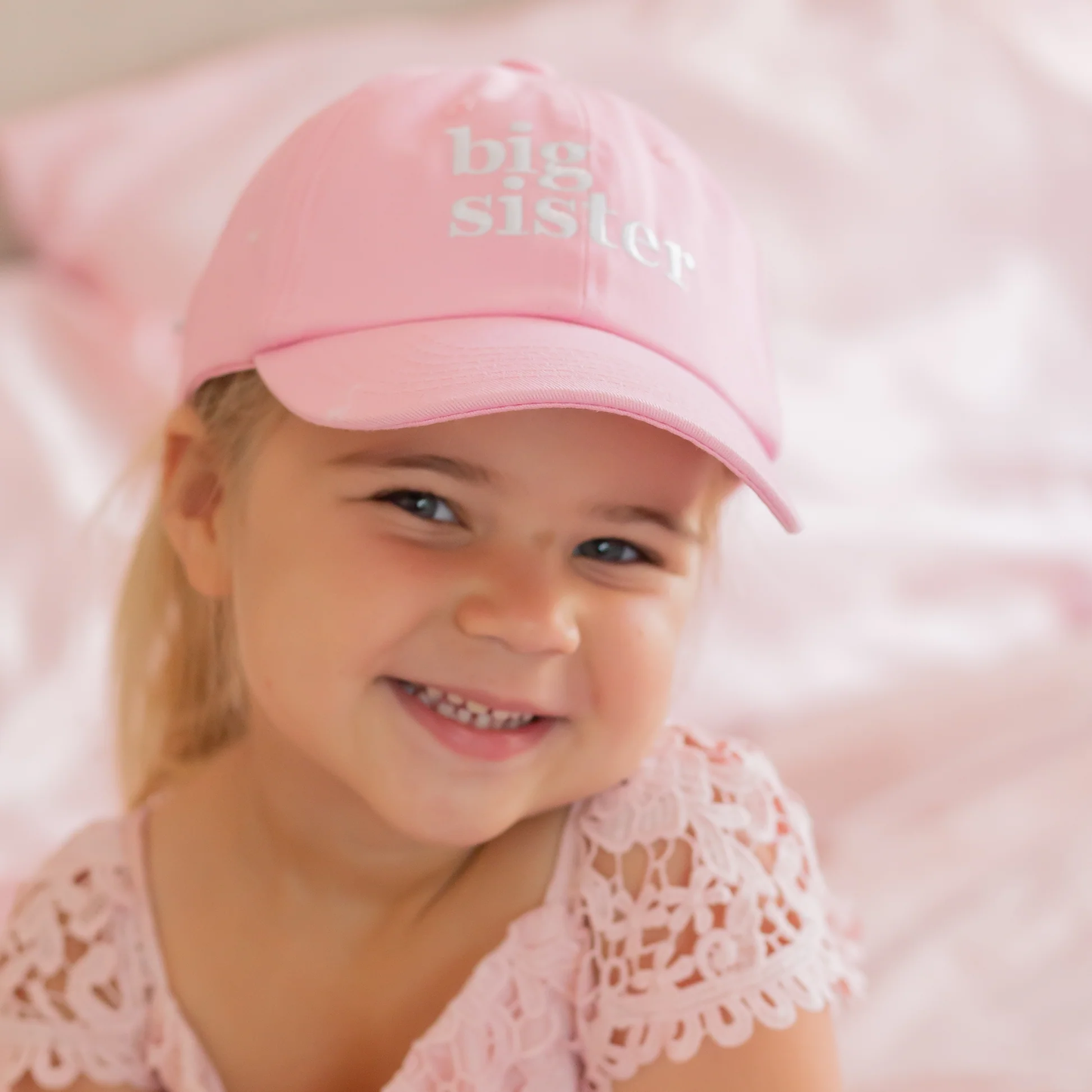 Big Sister Bow Baseball Hat