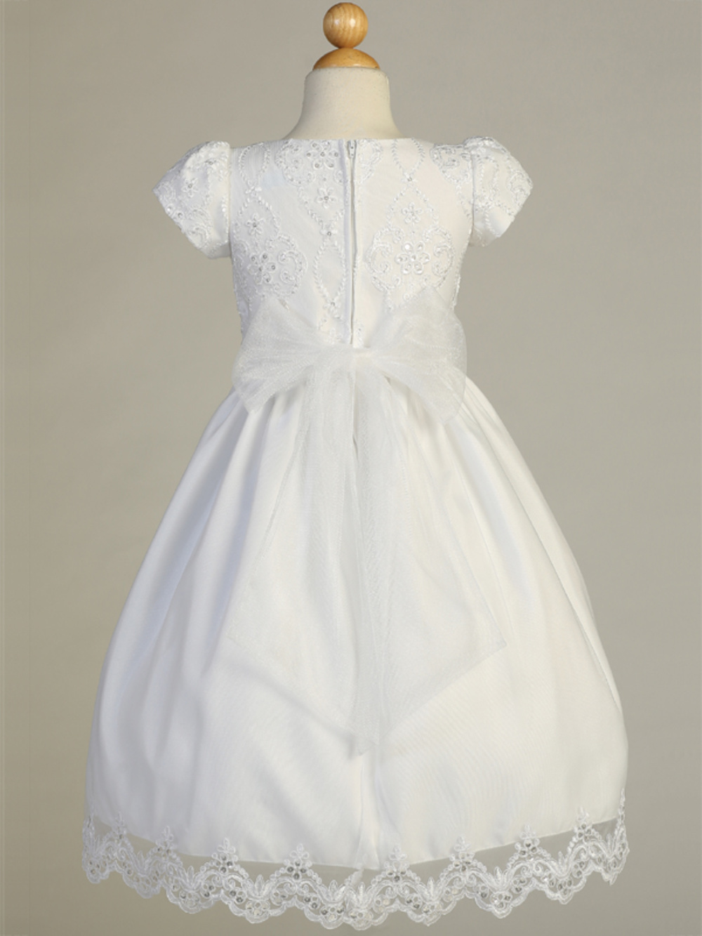 Emb. Lace Sequin Tulle Dress - SP167