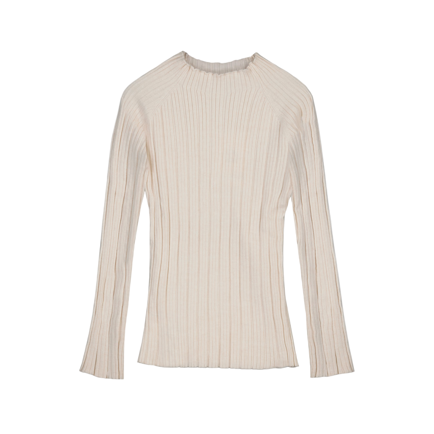 Mock Neck Sweater - Ecru