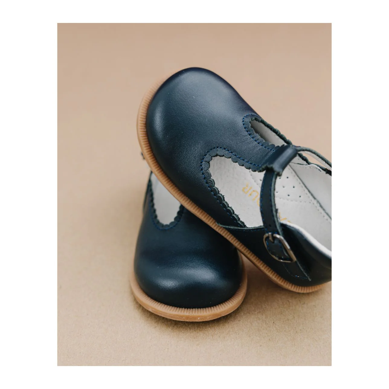 Louise Scallop T-Strap - F-390