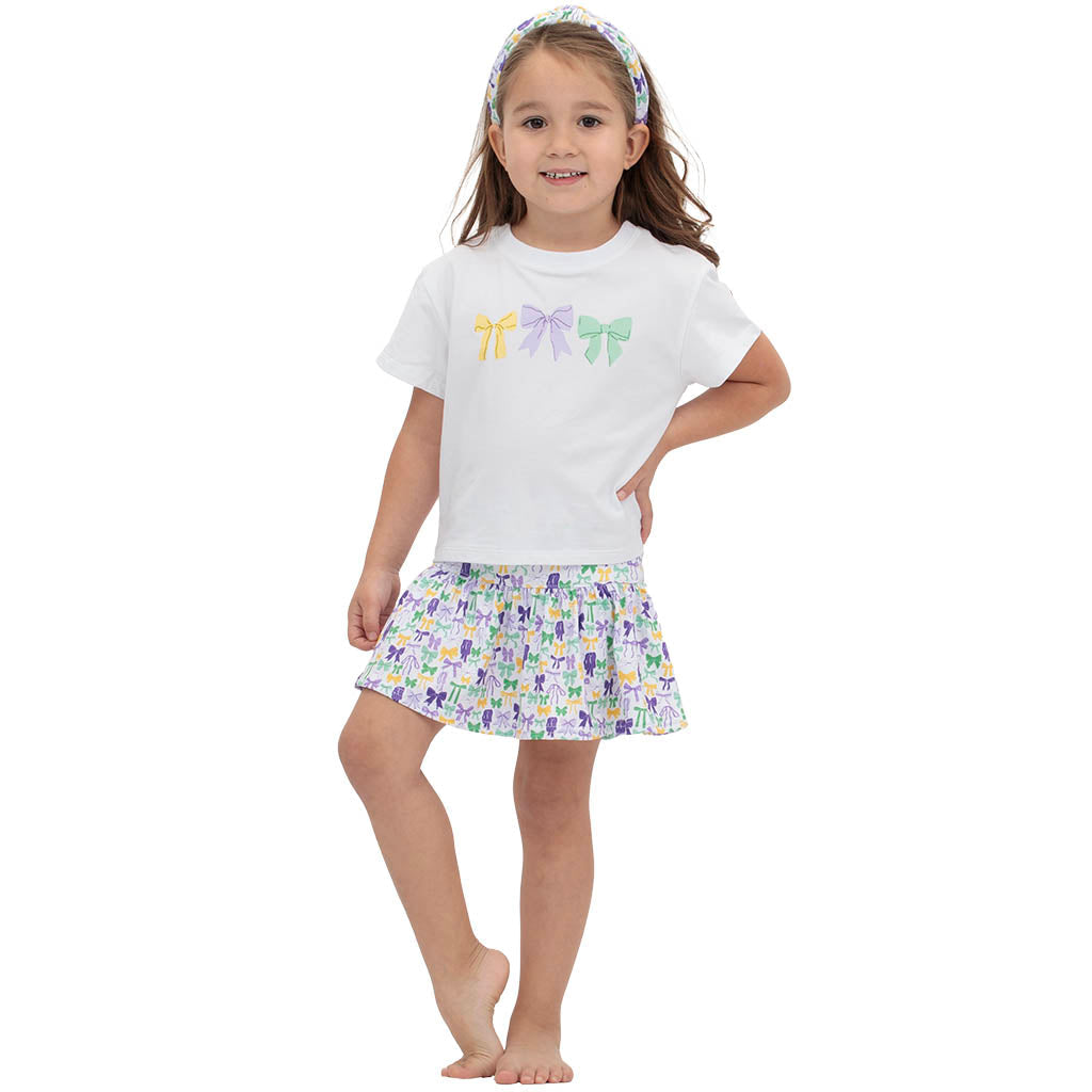 Mardi Gras Bows Boxy Top