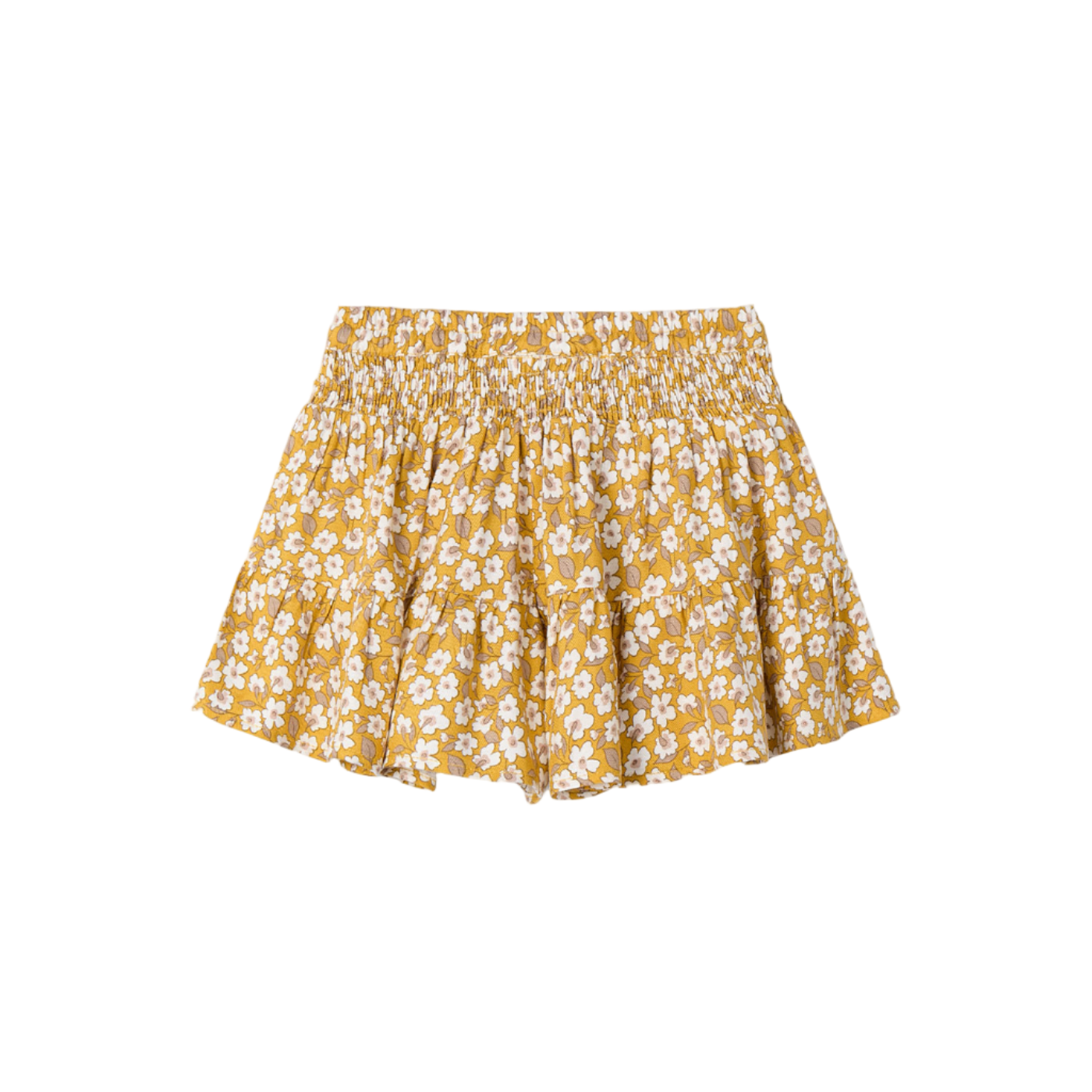 Yellow Floral Skort