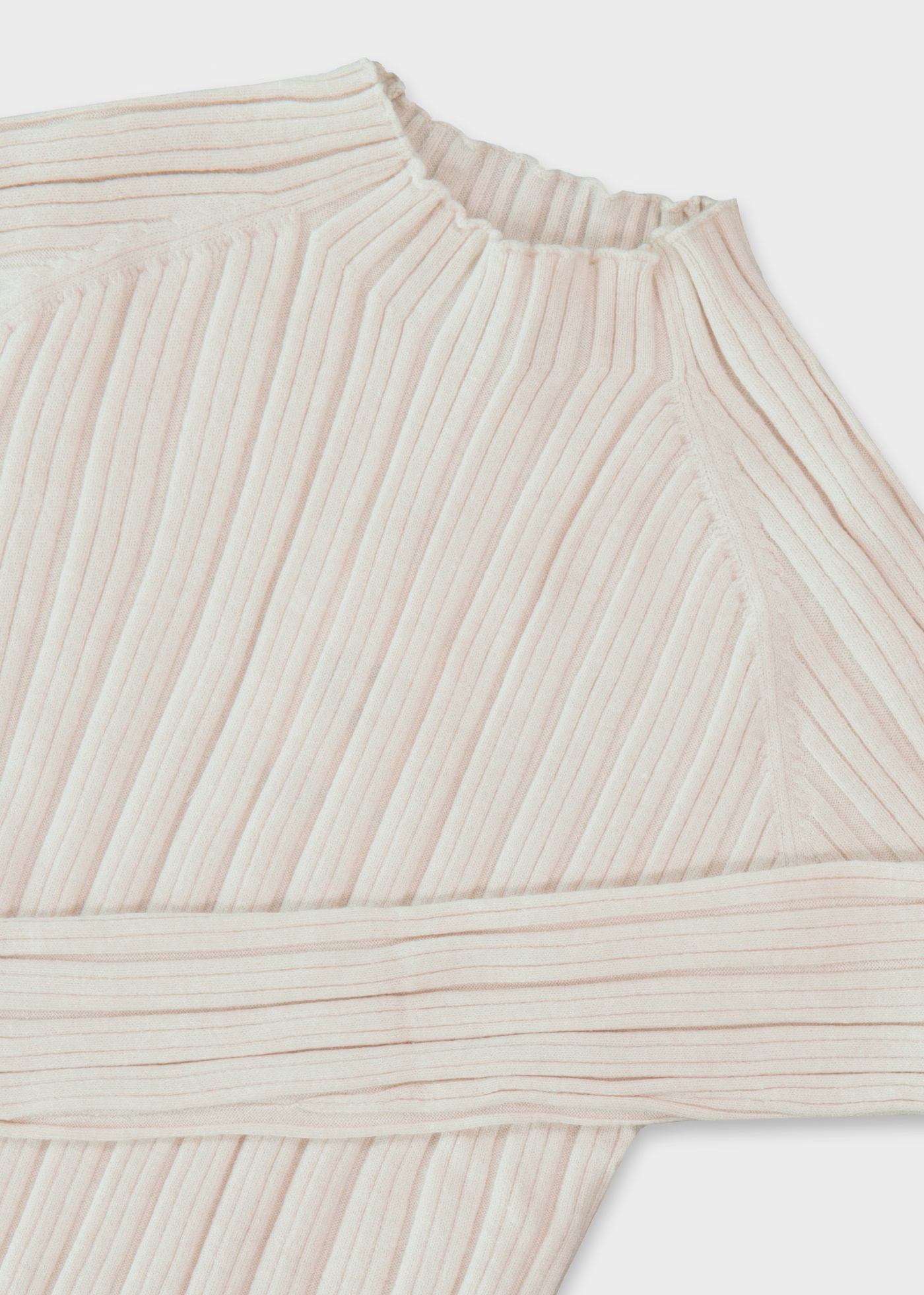 Mock Neck Sweater - Ecru