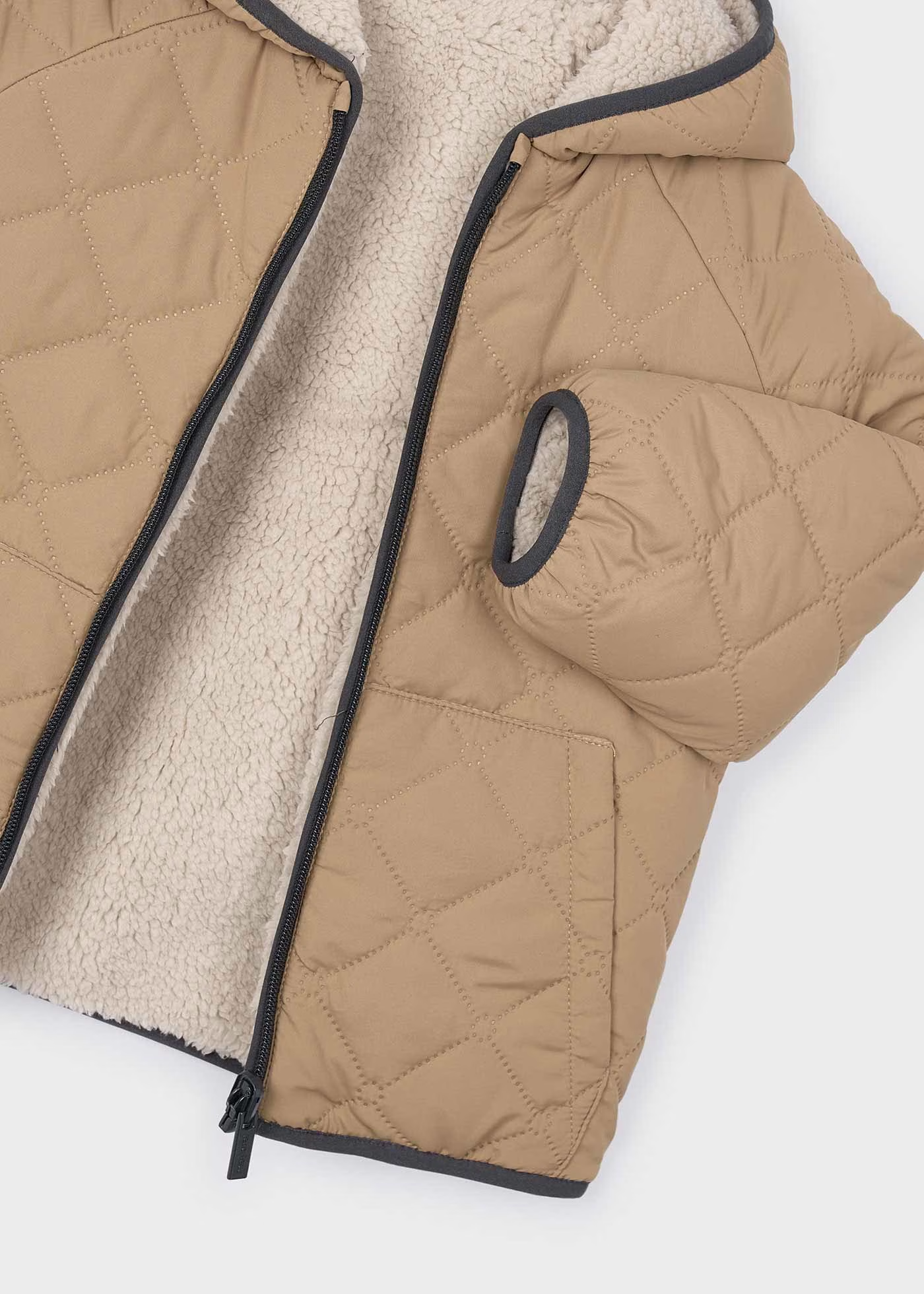 Reversible Sherpa Puffer Jacket