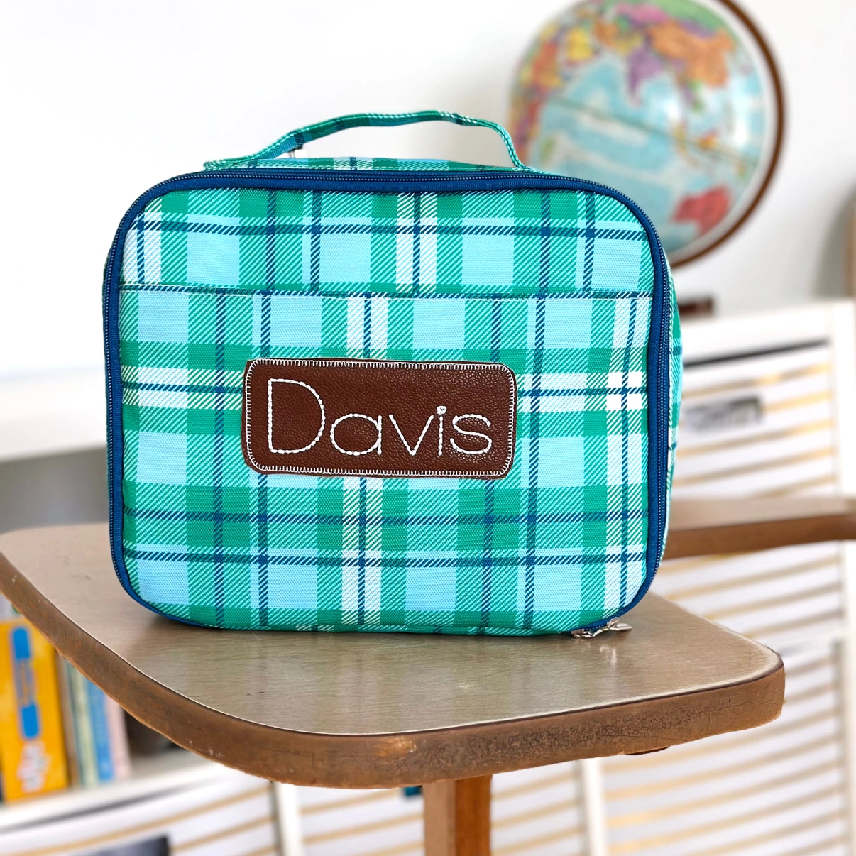 Preppy Plaid Lunch Bag