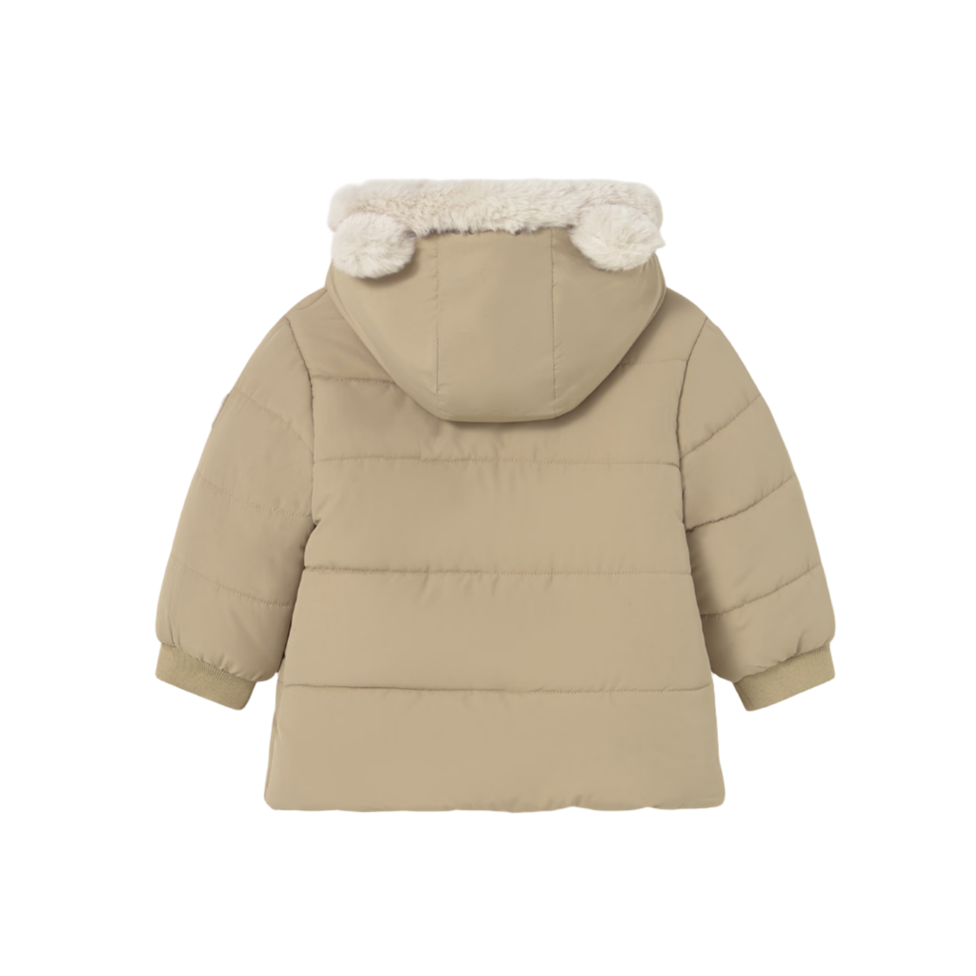 Faux Fur Coat - Beige