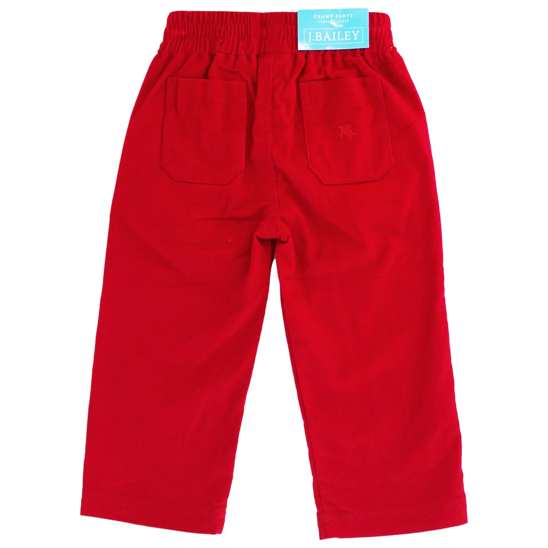 Charlie Pant - Red Corduroy
