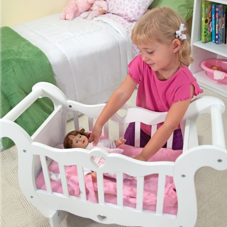 Wooden Doll Crib - 9385