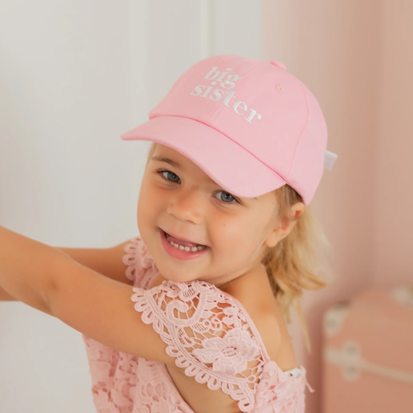 Big Sister Bow Baseball Hat