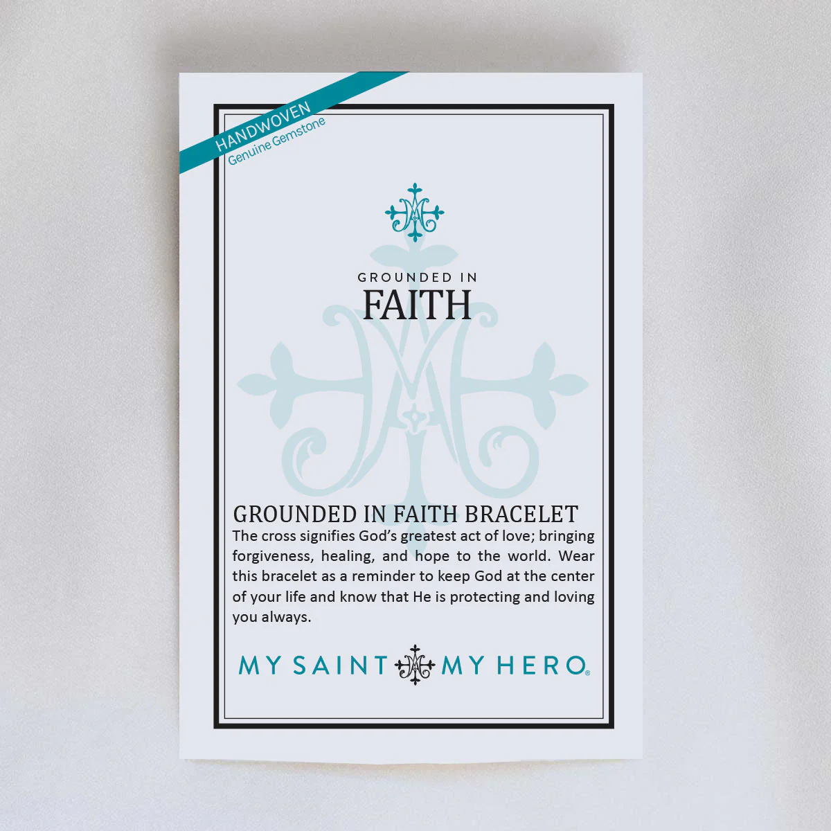 Grounded in Faith Cross Bracelet