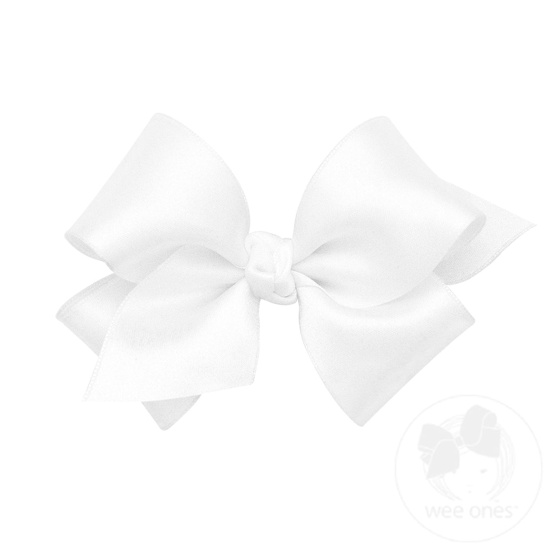 Small French Satin Bow - 6791