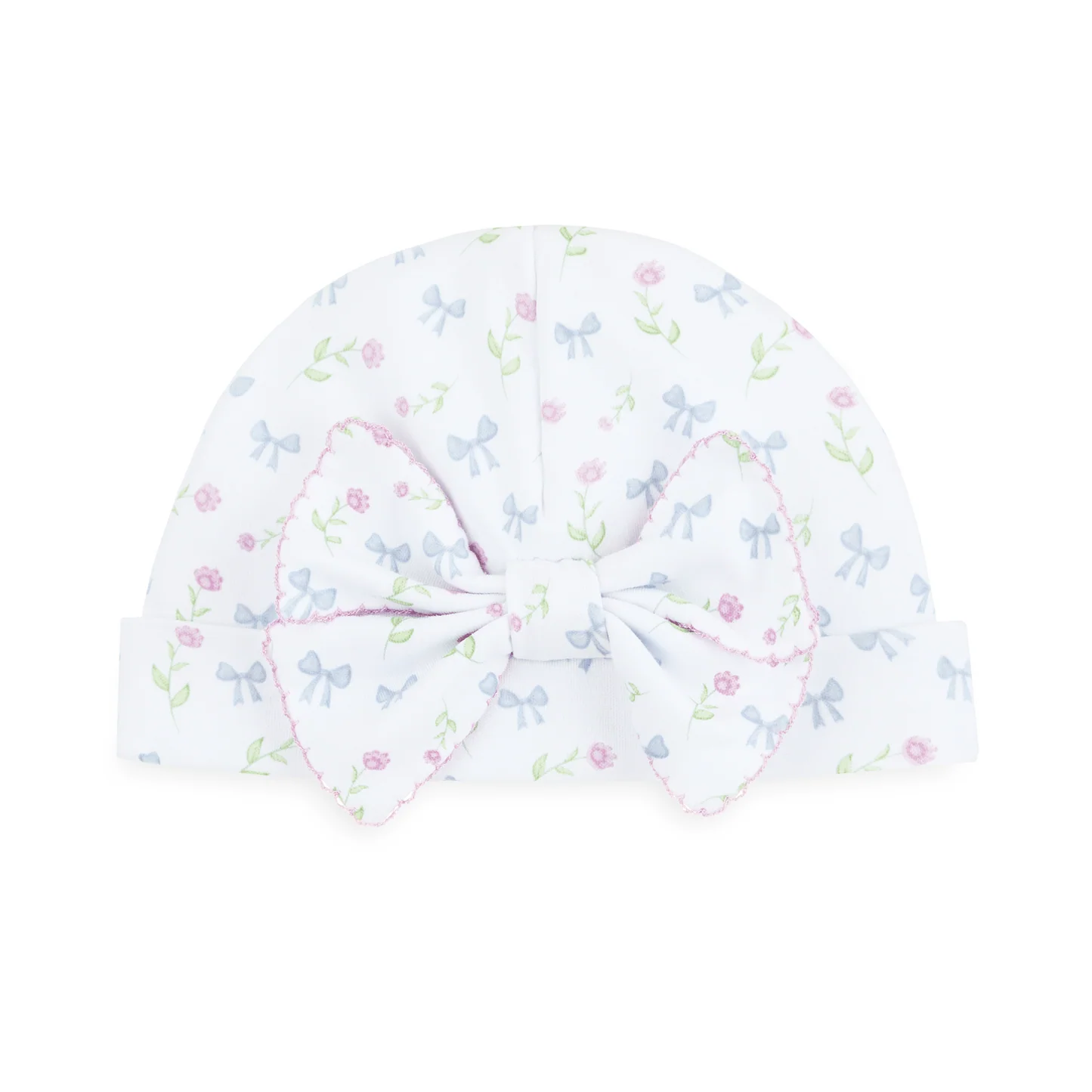 Evelyn's Classics Print Bow Hat
