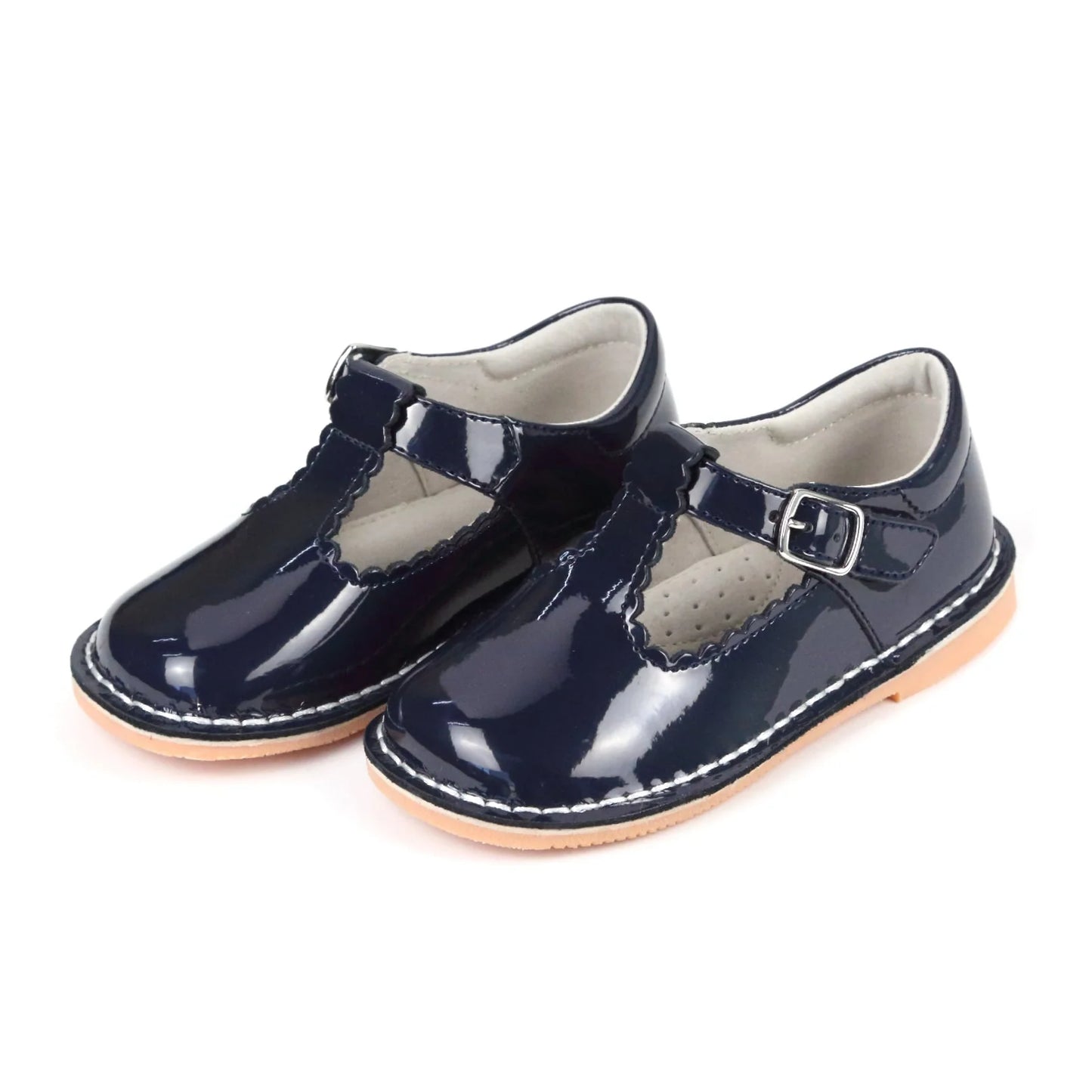 Selina Scallop T-Strap - F-500