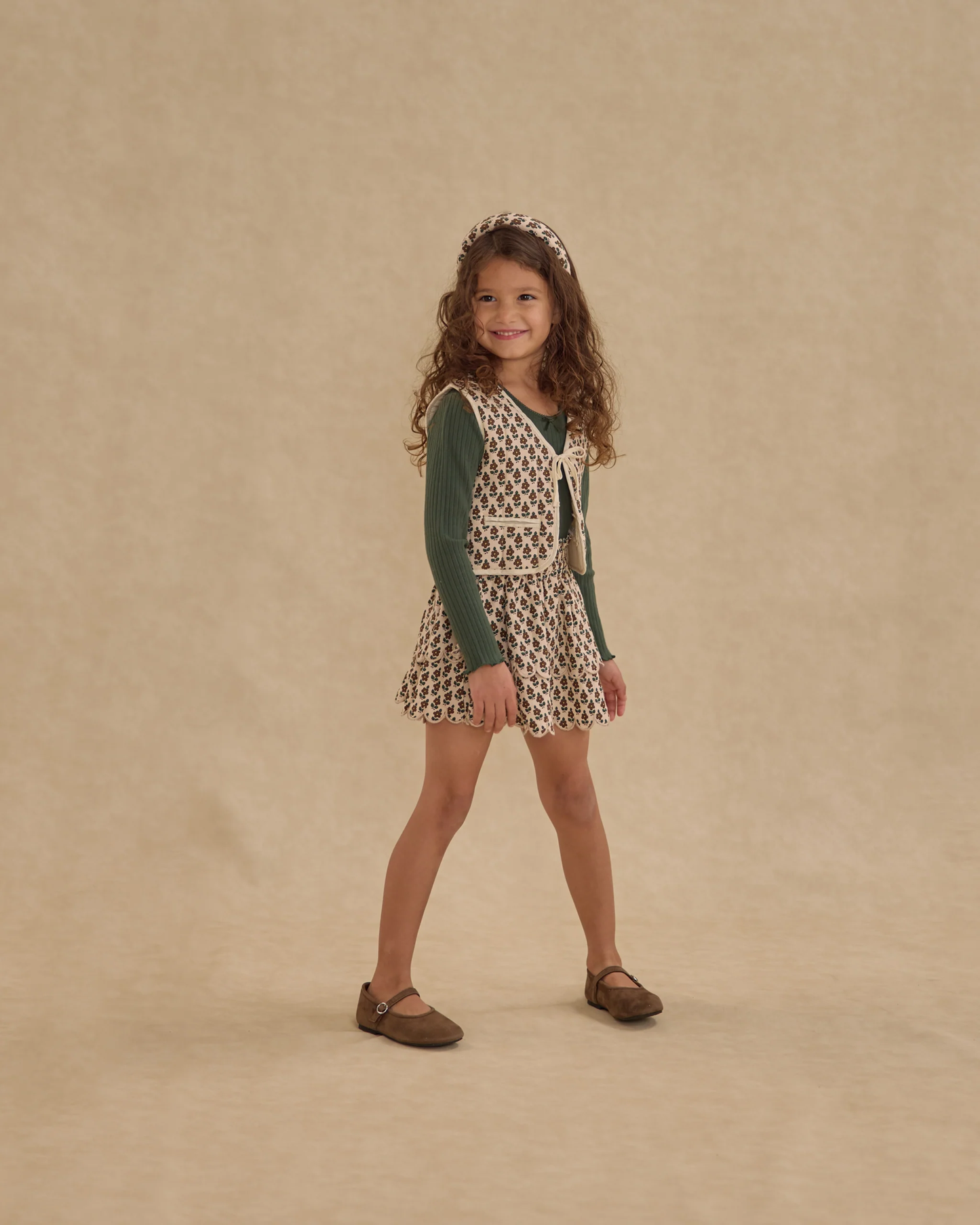 Rose Mini Skirt - Harvest Floral