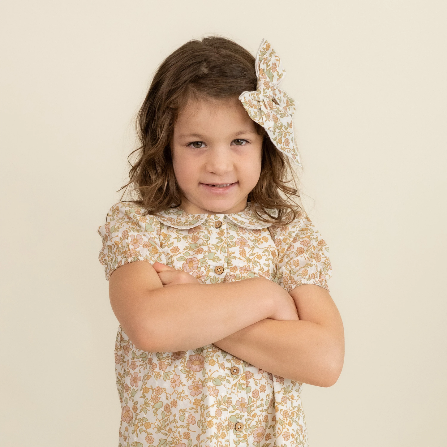 Collar Dress - Tuscan Bloom