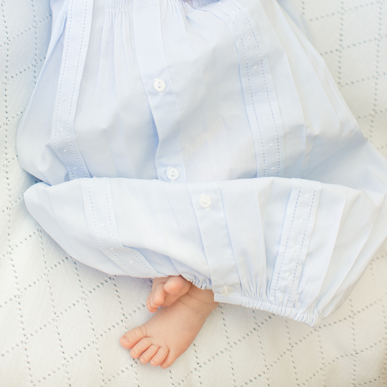 Boys Pintucked Take Home Gown