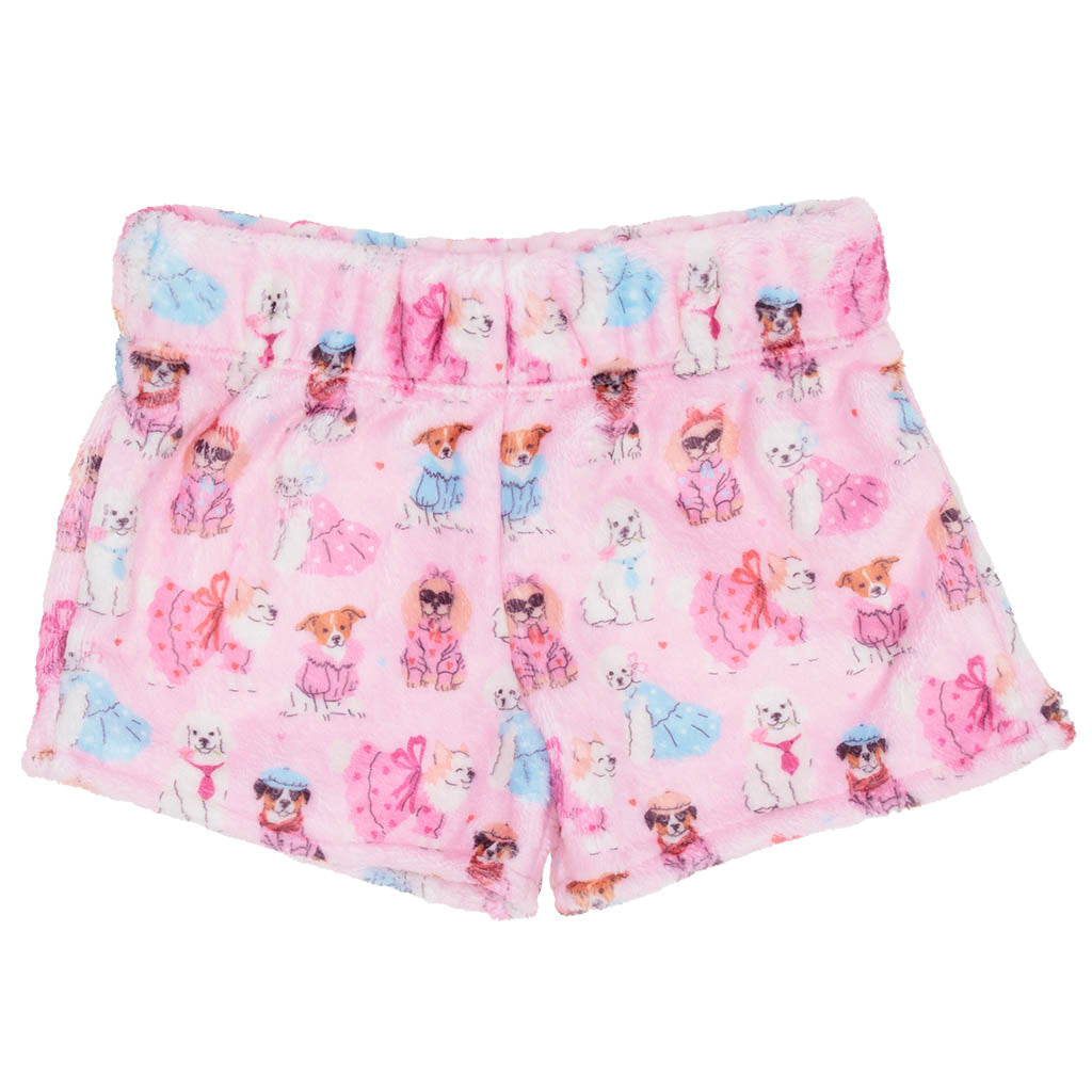 Valentine Dog Fuzzy Short