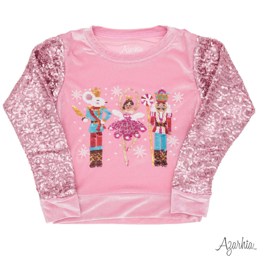 Nutcracker Velvet Sweatshirt