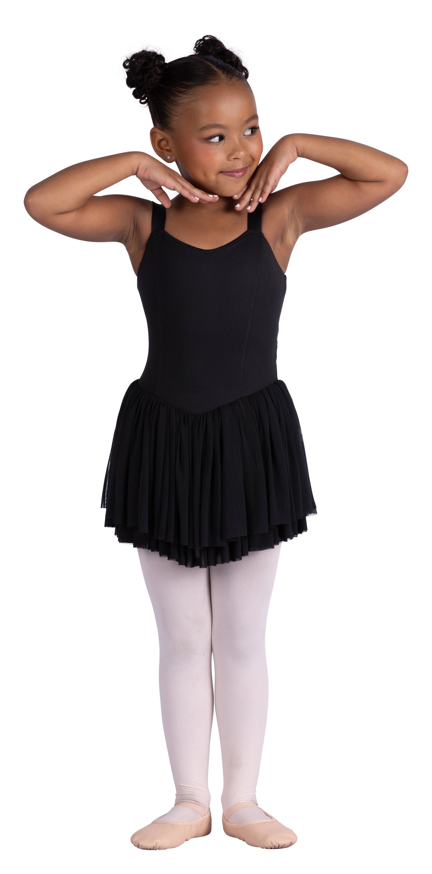 Wide Strap Ruffle Dress - 26200