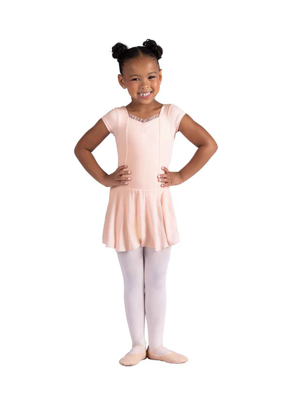 Cap Sleeve Ruffle Dress