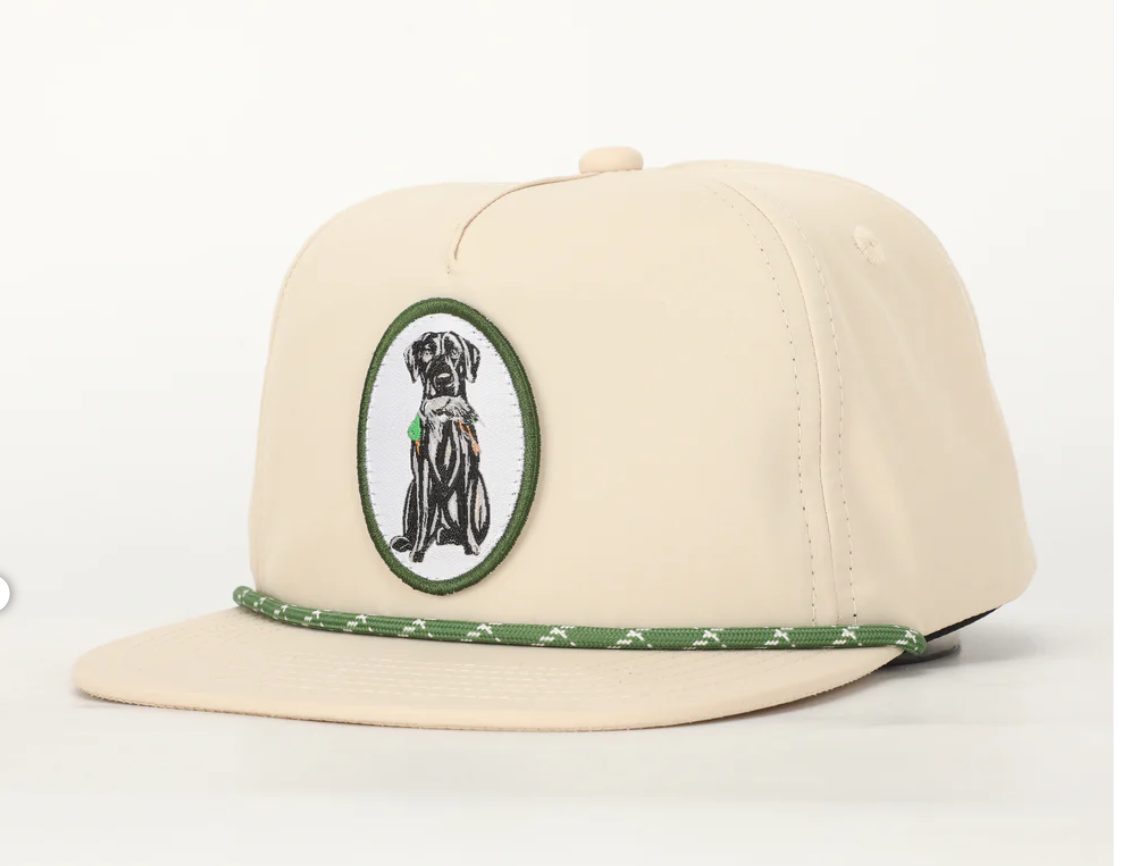 Black Lab Snapback Rope Hat