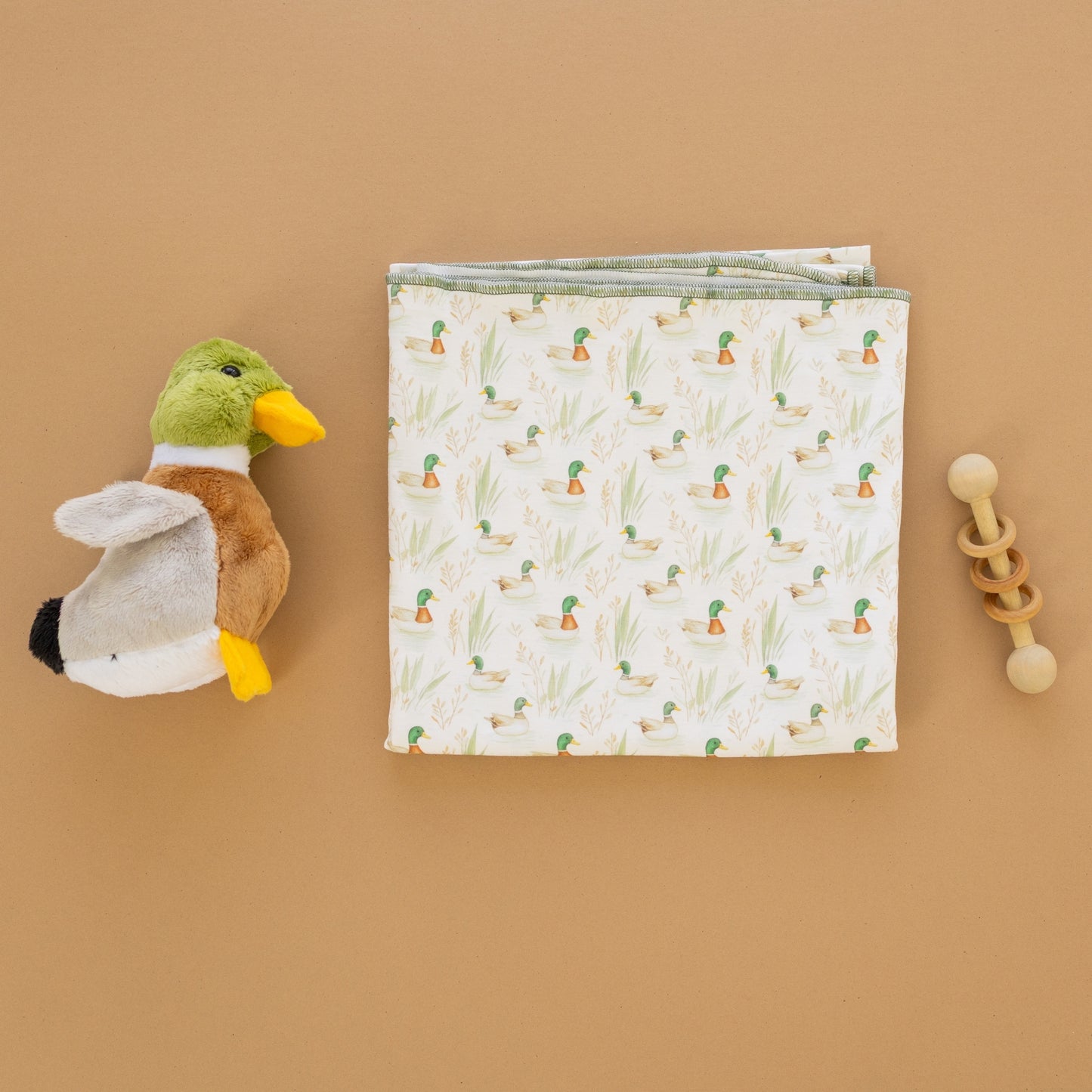 Mallard's Pond Swaddle Blanket