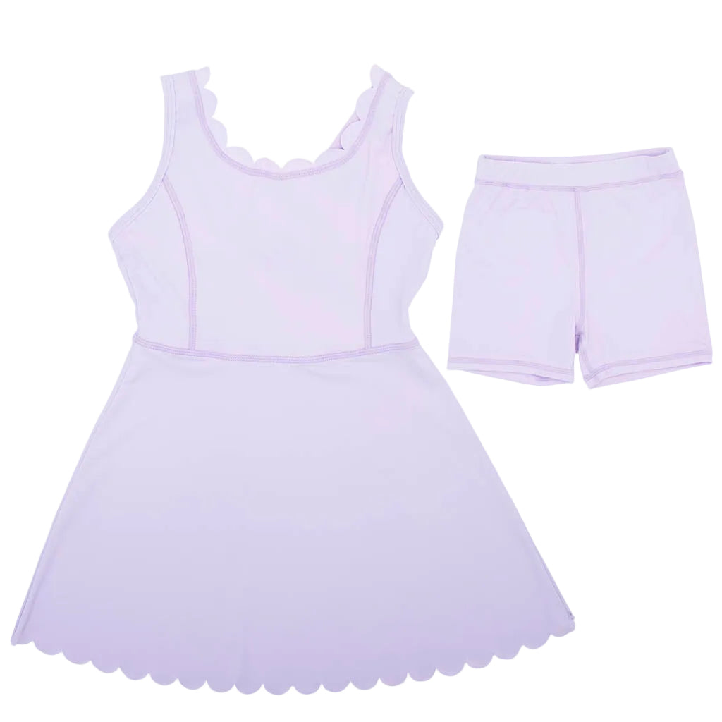 Scallop Dress - Lavender