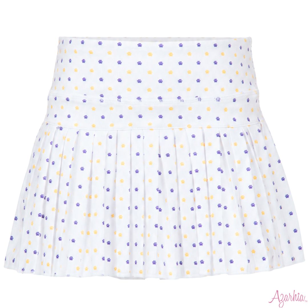 Tiger Paw Mini Pleated Skort