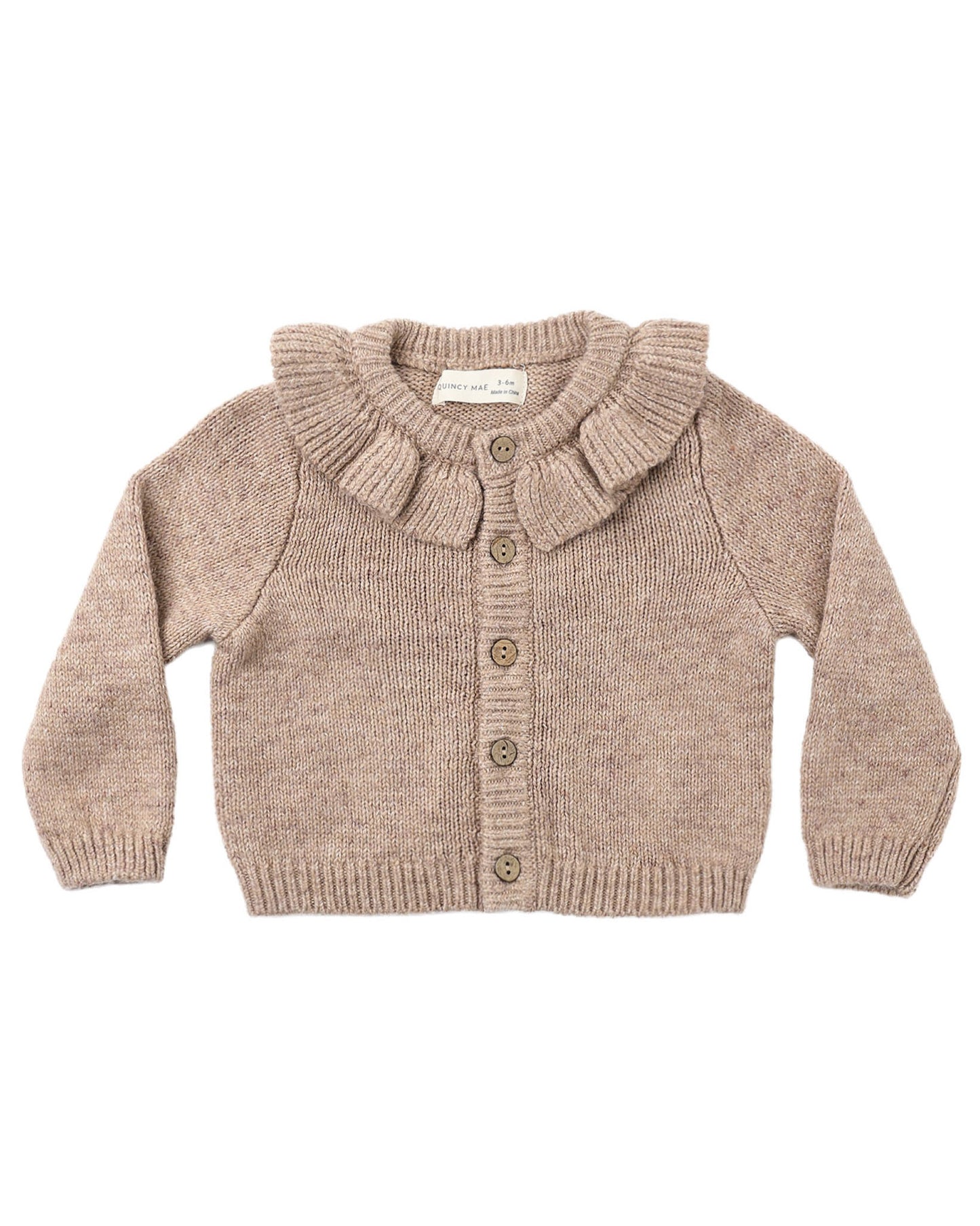 Ruffle Collar Cardigan