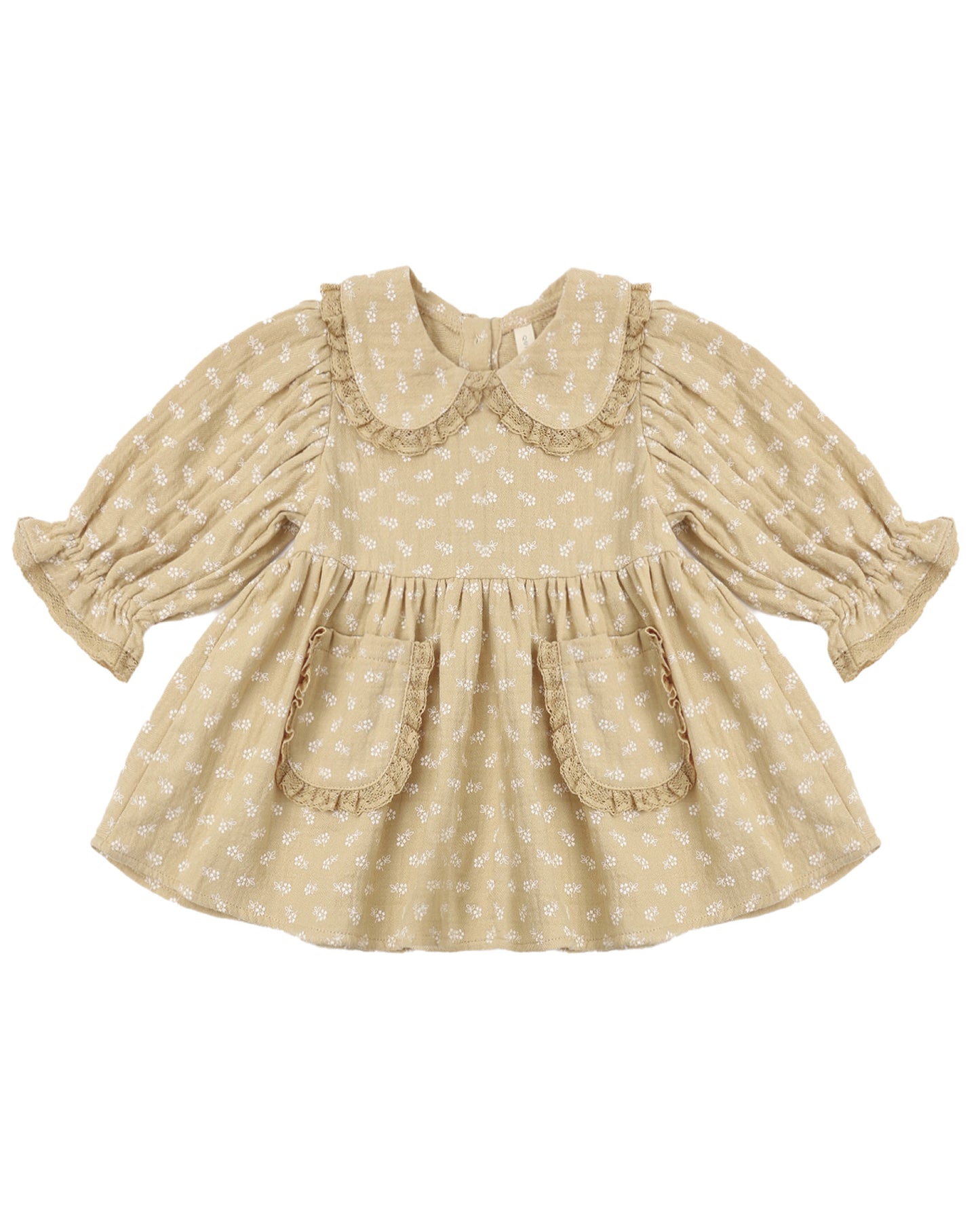 Marisol Dress-Butterscotch Floral/566PUMK