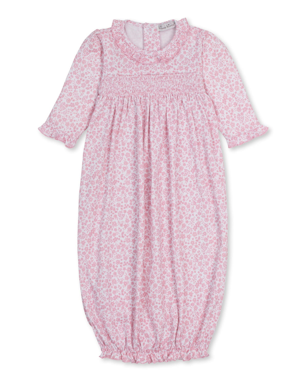 Smocked Sac-Fall Blooms/pink