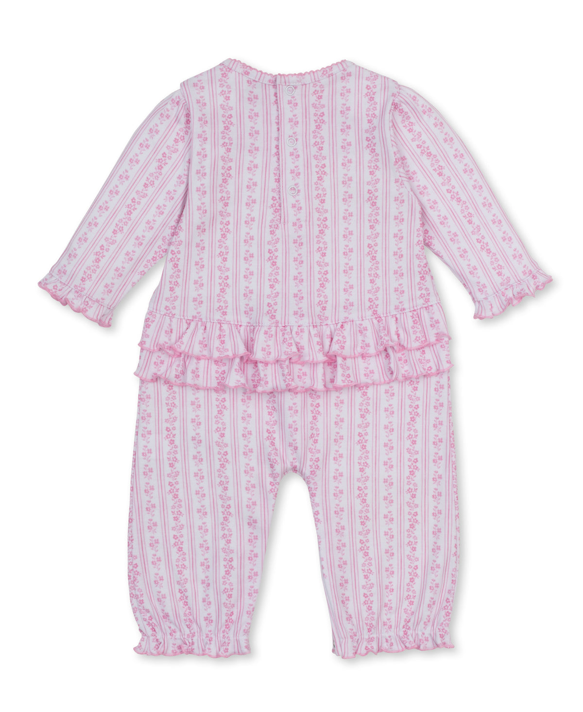 Watercolor Floral Stripe-Playsuit/814932