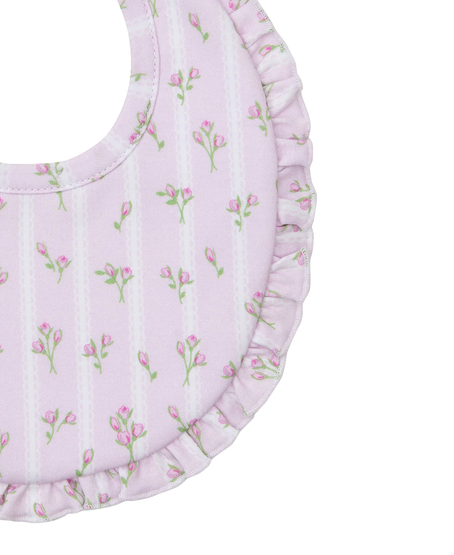 Ribbon Stripe Bouquets Bib