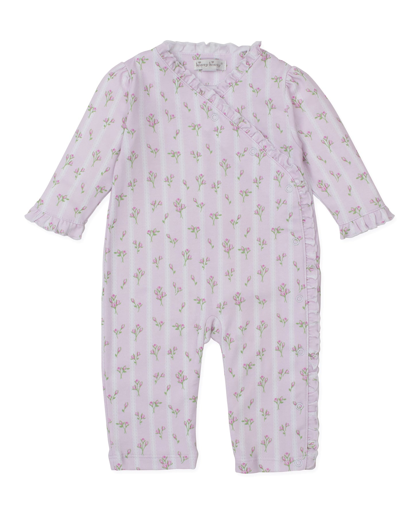 Ribbon Stripe Bouquets Playsuit
