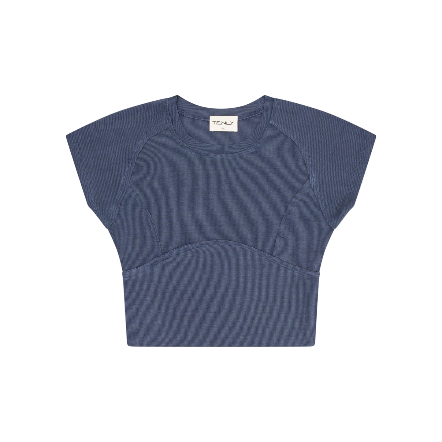 Rib Cap Sleeve Baseball Tee