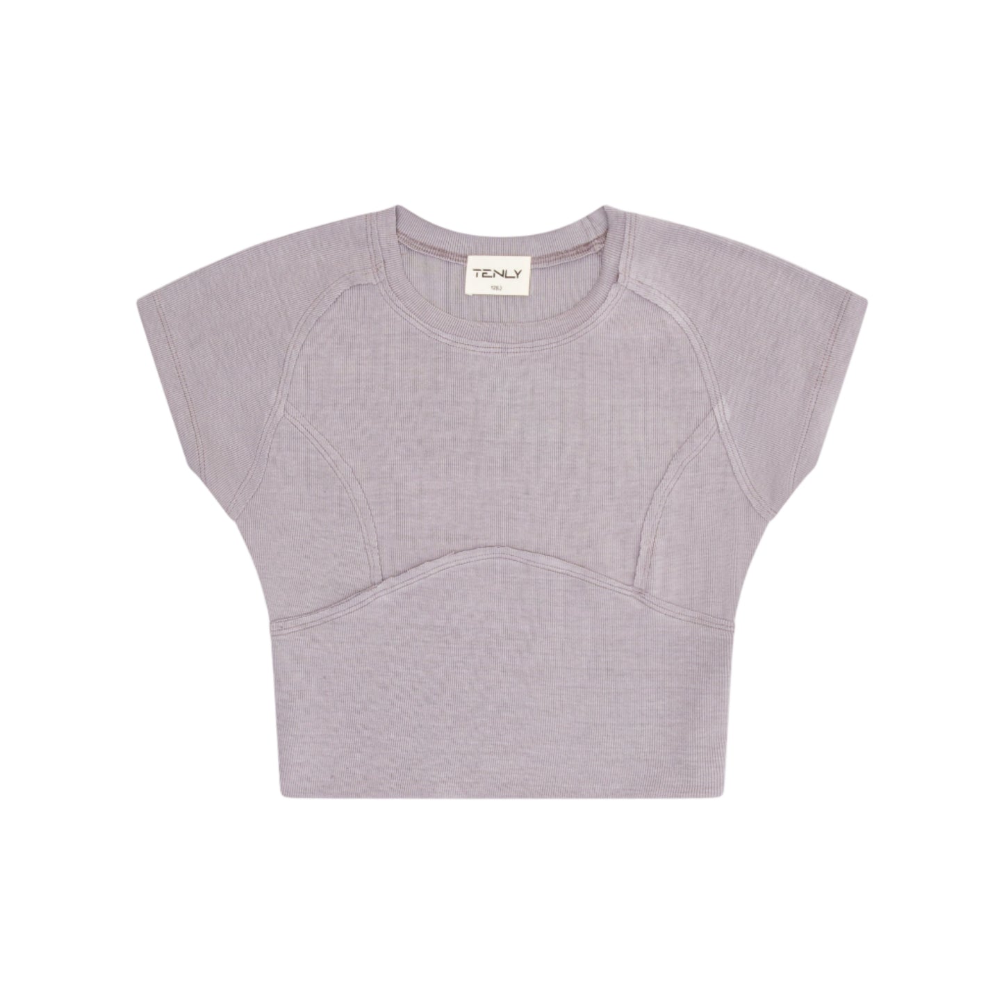 Rib Cap Slv. Top - Cobblestone