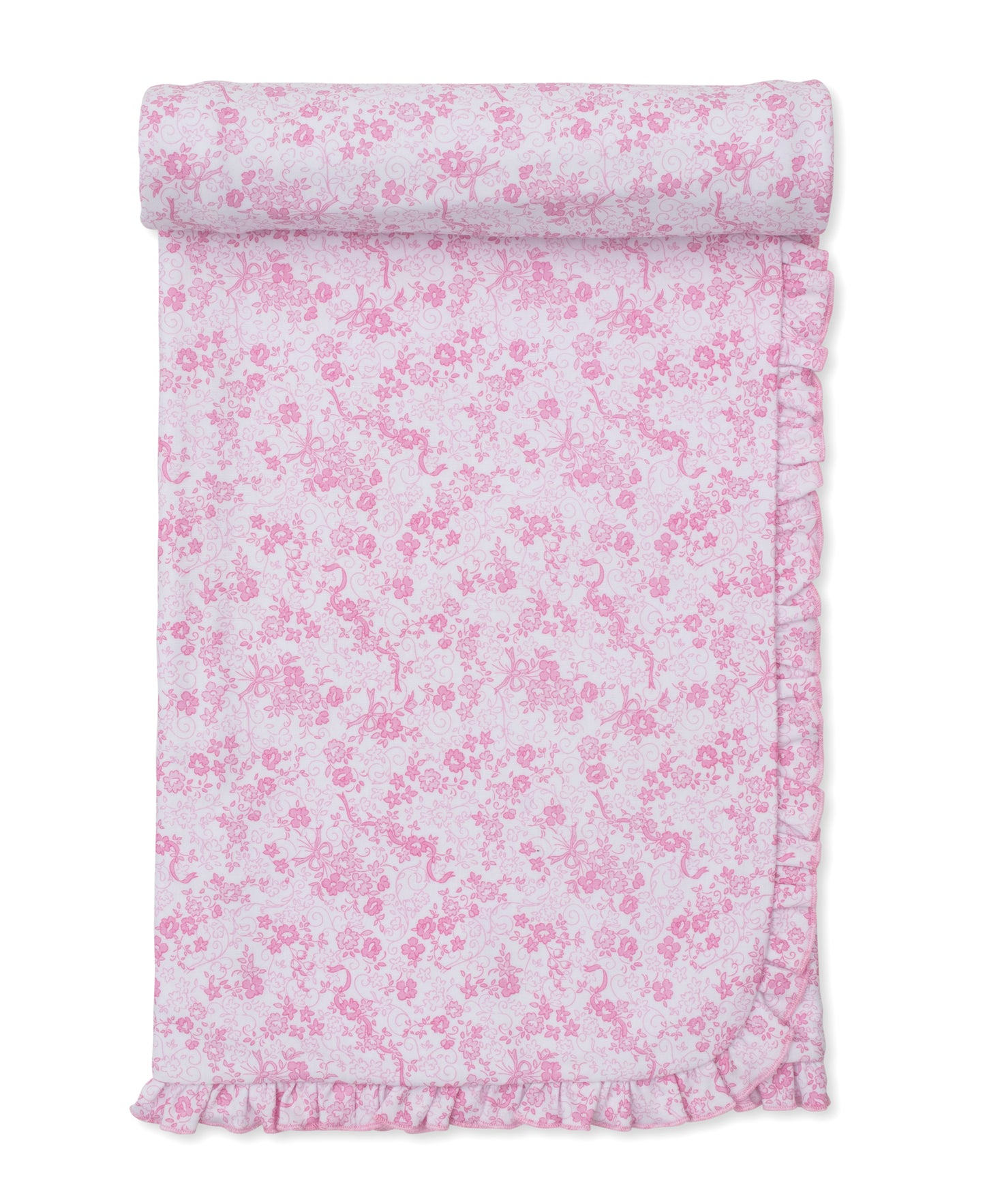 Old English Roses Pink Blanket