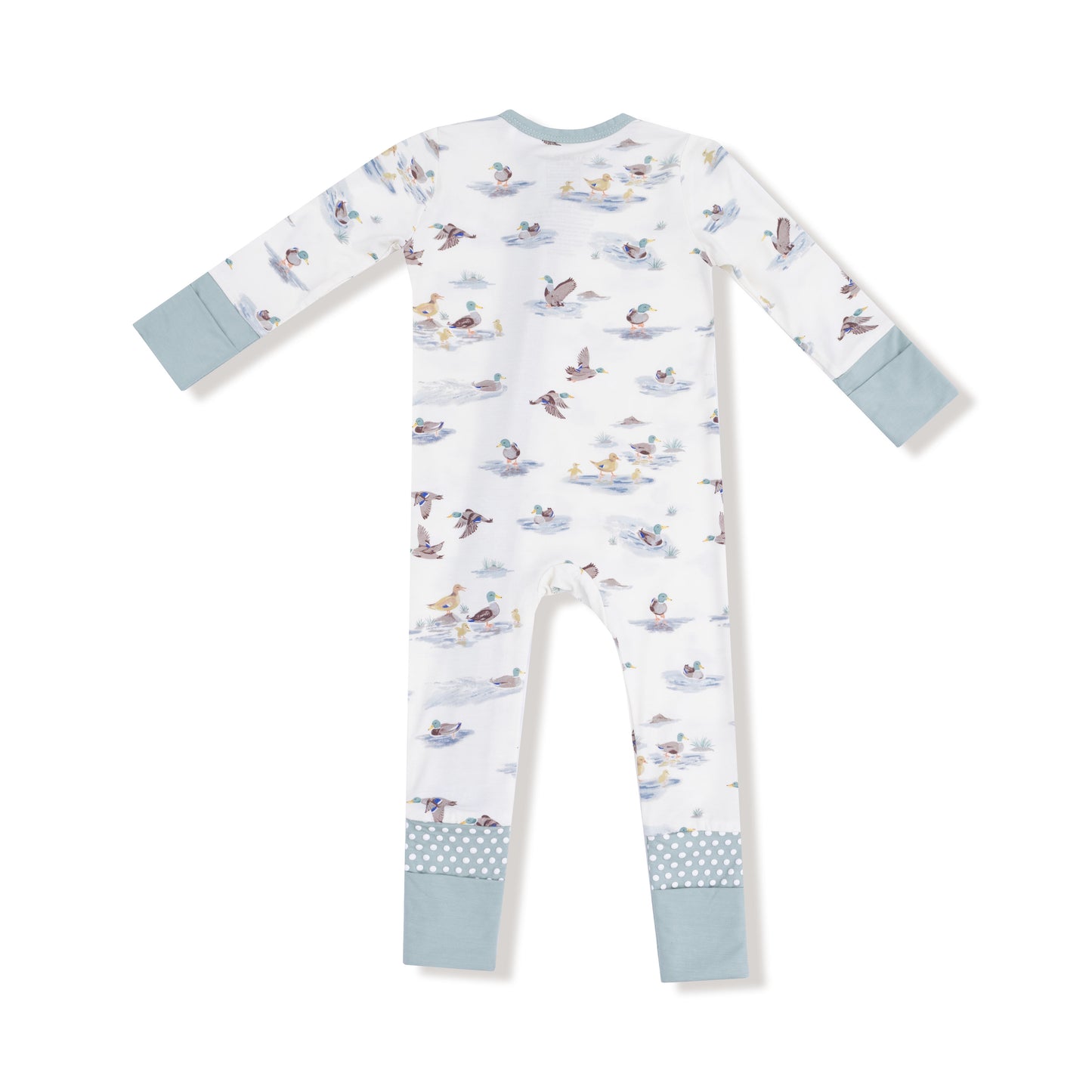Migrating Mallards Zip Romper