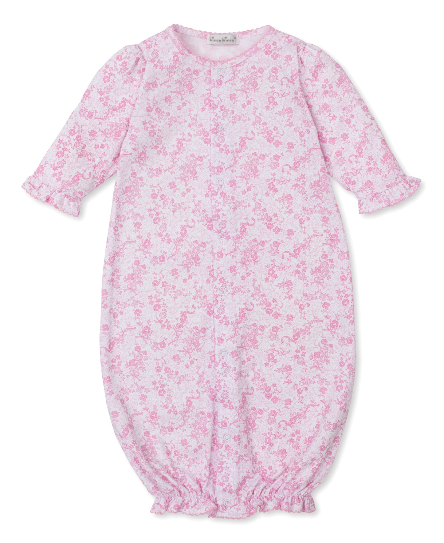 Old English Roses Pink Conv. Gown