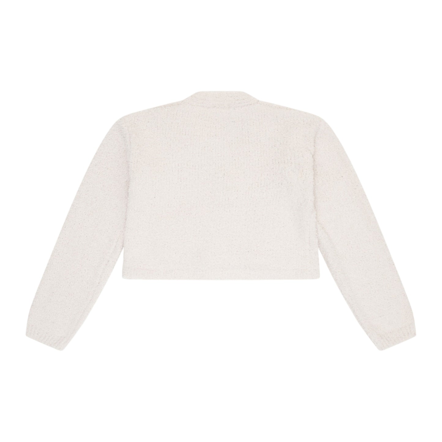 Sherpa Button Sweater - Ecru