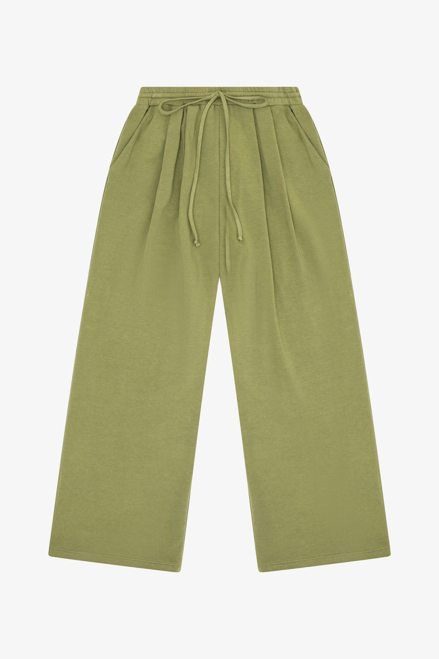 French Terry Pant - Macha Tea