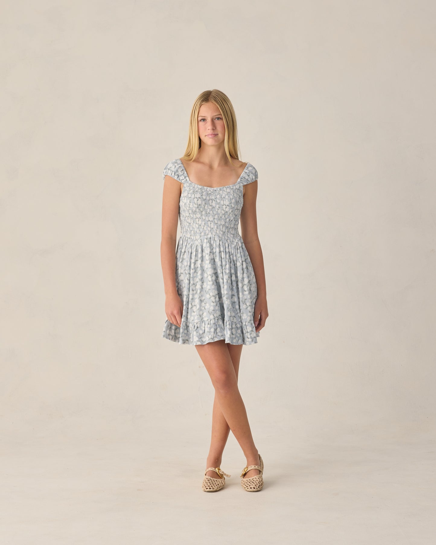 TEEN KALINA DRESS HYDRANGEA
