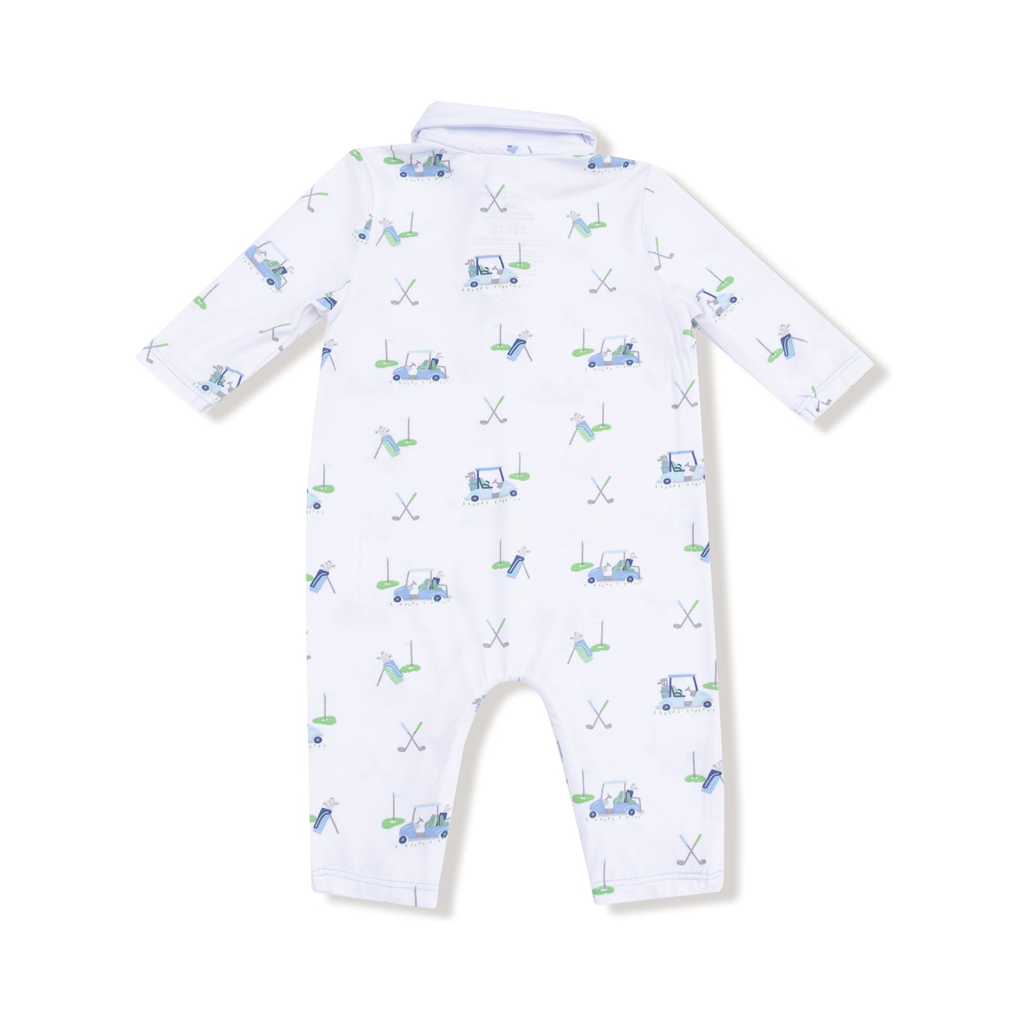 Blue Golf Carts - Polo Romper