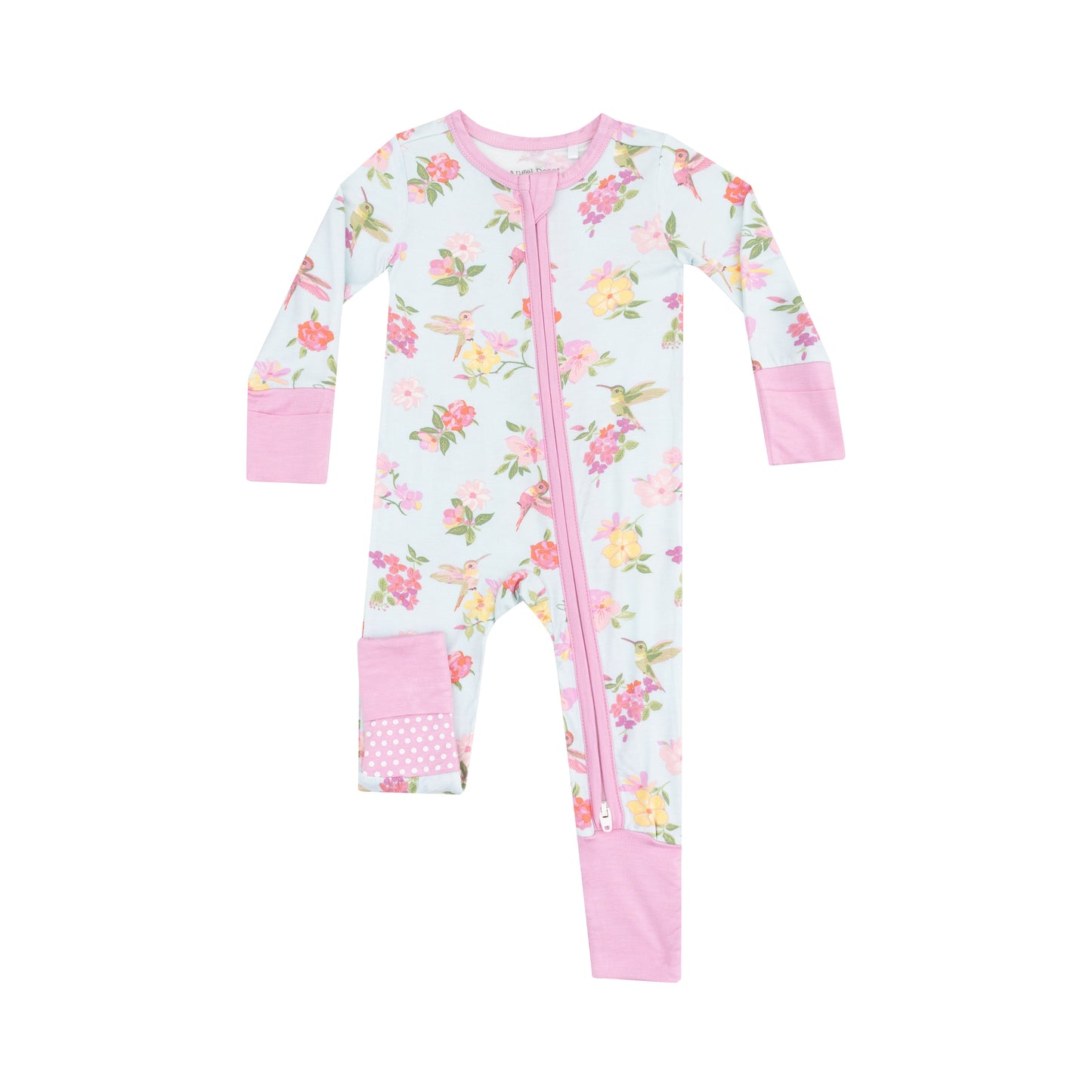 Cute Hummingbirds 2 Way Zip Romper