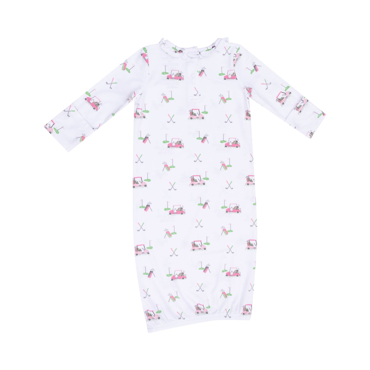 Pink Golf Carts - Kimono Gown