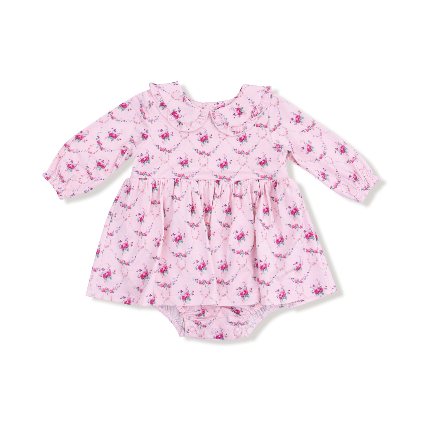 Rose Garden Trellis - L/S Skirt Bubble