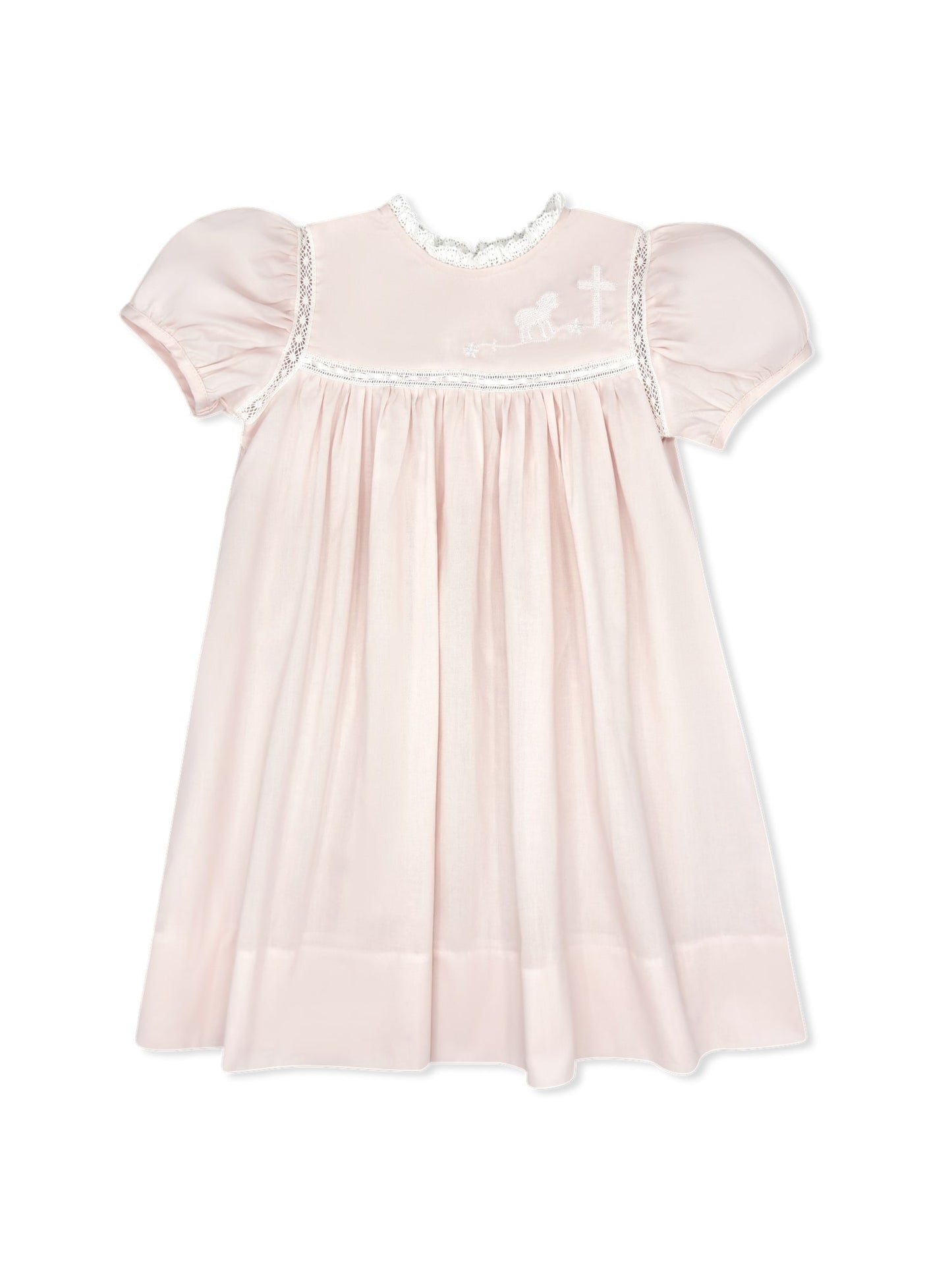Keepsake Dress - Lamb/Cross