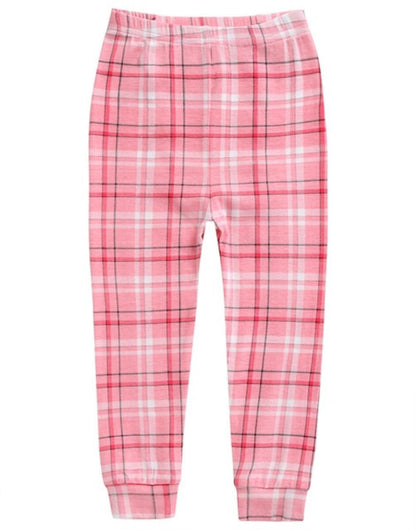 Tartan Check Pink LS PJs