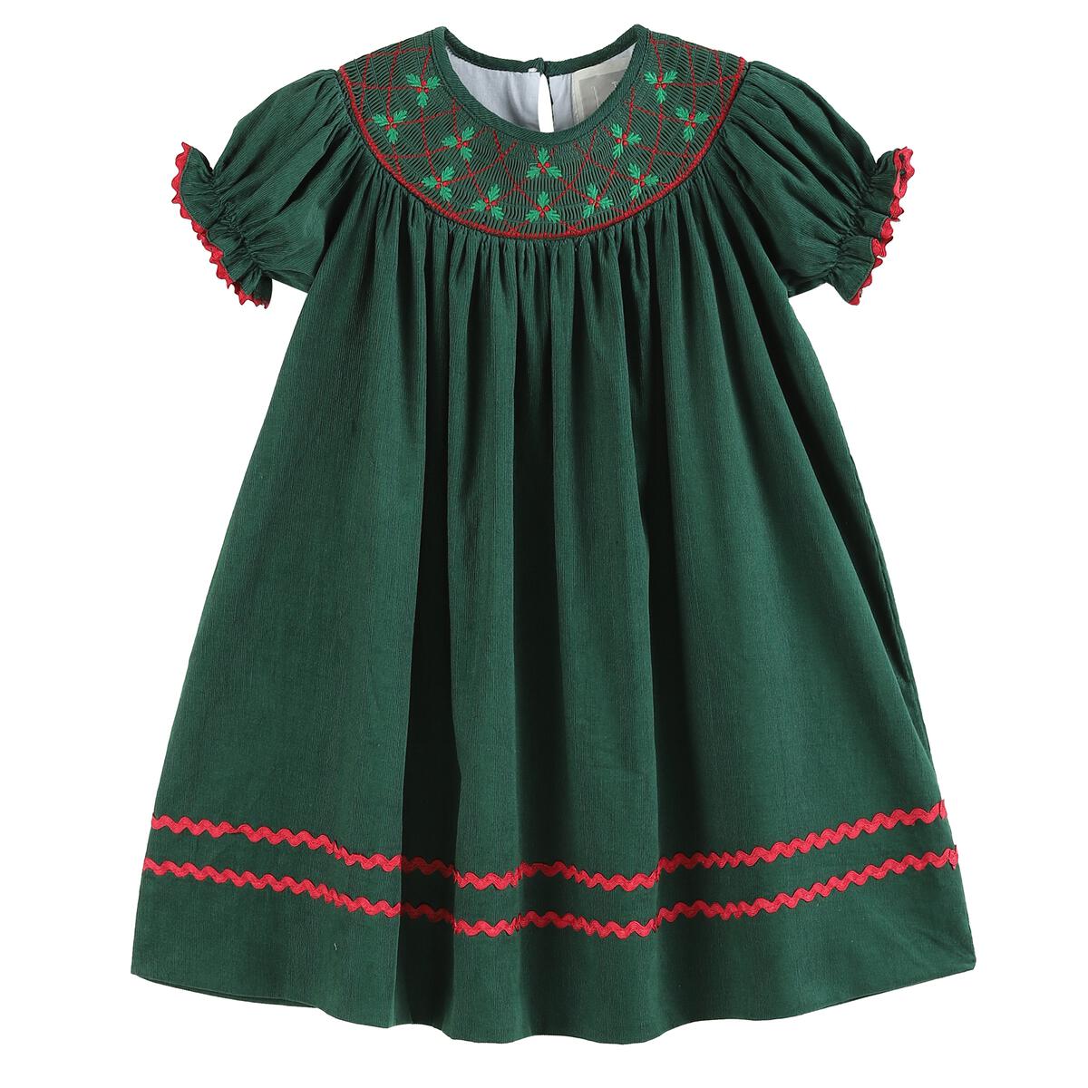 Green Christmas Mistletoe Dress