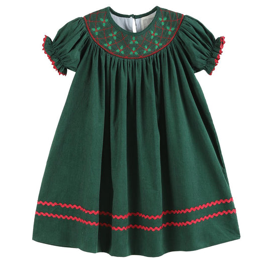 Green Christmas Mistletoe Dress